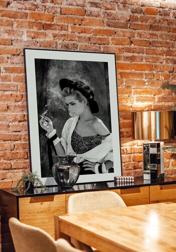 Affiche Photographie Femme qui fume - 50 x 70 cm 4