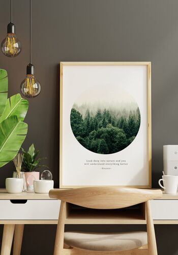 Affiche Photographie Forêt Mystique - 21 x 30 cm 2