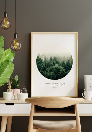 Poster Photographie Forêt Mystique - 30 x 40 cm 2
