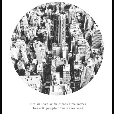 Photography Poster Big Cities - 30 x 40 cm