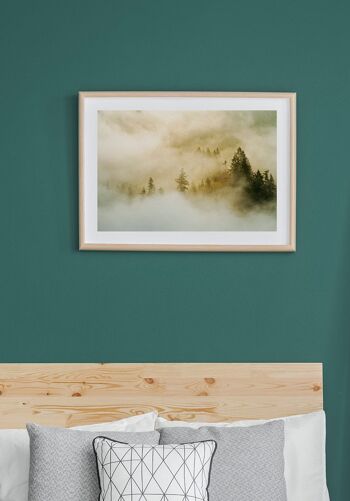 Affiche Photographie Forêt dans le Brouillard - 70 x 50 cm 6