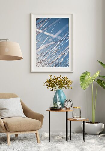 Affiche Herbes et Ciel Bleu - 40 x 50 cm 4
