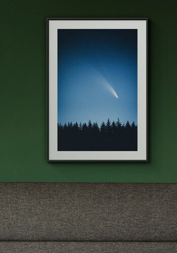 Affiche photographie ciel nocturne avec étoiles - 21 x 30 cm 3