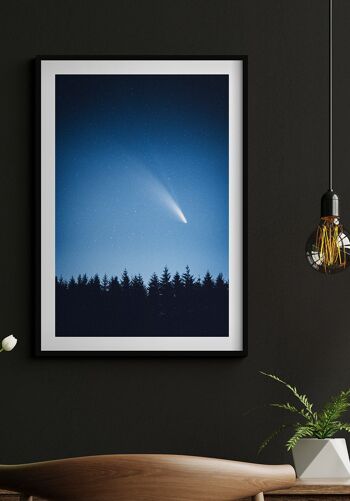 Affiche photographie ciel nocturne avec étoiles - 21 x 30 cm 4