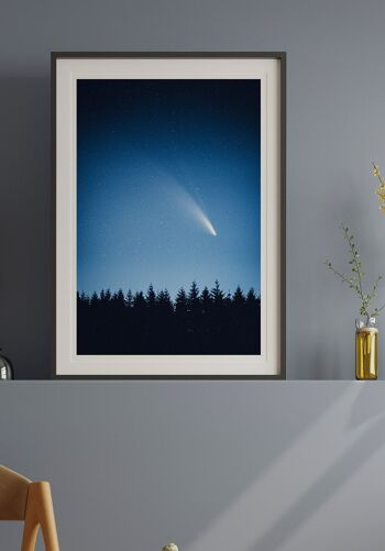 Affiche photographie ciel nocturne avec étoiles - 21 x 30 cm 5