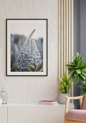 Affiche photographie florale avec fleur bleue - 21 x 30 cm 4