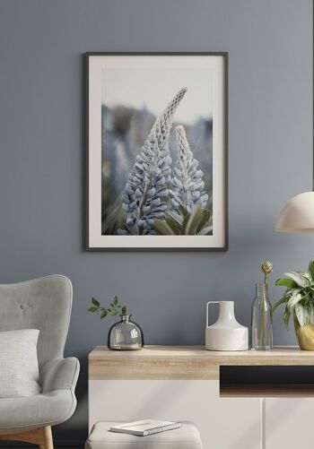Affiche photographie florale avec fleur bleue - 21 x 30 cm 5