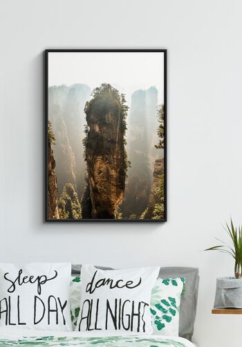 Affiche photographie rocher envahi - 21 x 30 cm 4