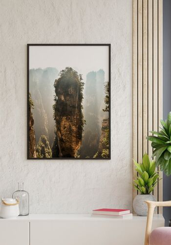 Affiche photographie rocher envahi - 21 x 30 cm 6