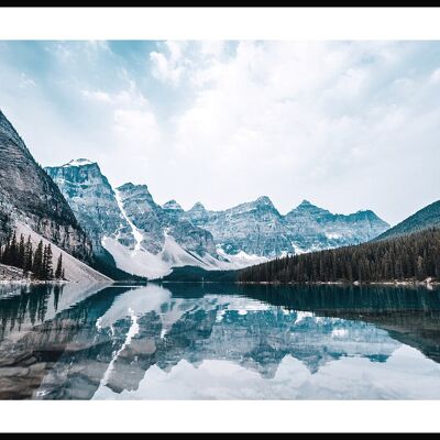 Fotografie Poster Berge und See - 40 x 30 cm