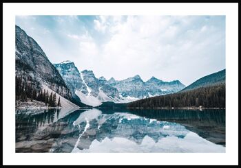 Affiche Photographie Montagnes et Lac - 50 x 40 cm 1