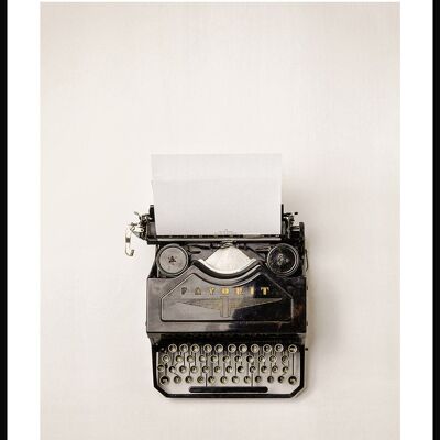 Vintage Fotografie-Poster Schreibmaschine - 30 x 21 cm