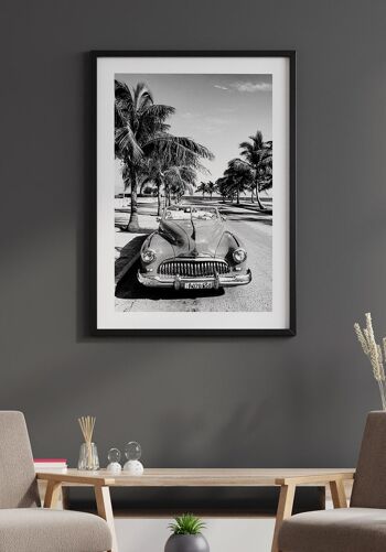 Affiche Photographie Vintage Voitures Classiques - 30 x 21 cm 6