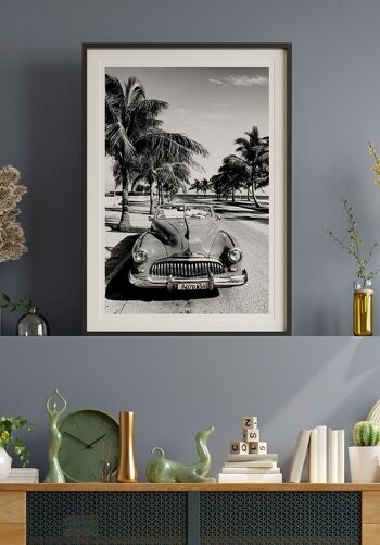 Affiche Photo Vintage Voitures Classiques - 40 x 30 cm 2