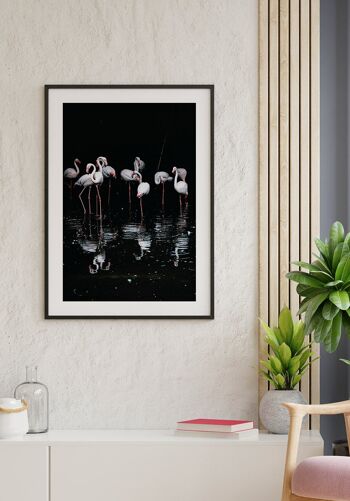 Affiche Flamingo Group - 30 x 40 cm 2