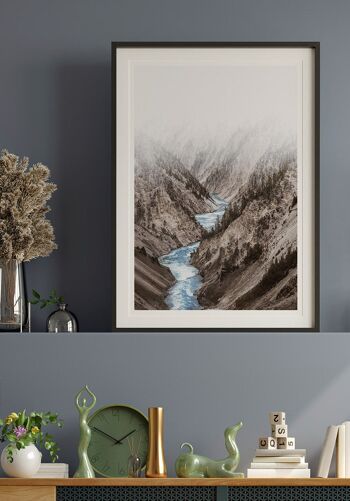 Affiche photographie rivière en montagne - 50 x 70 cm 4