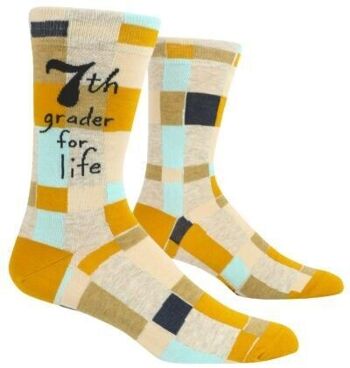 7th Grader For Life Chaussettes pour hommes