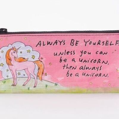 Estuche para lápices Siempre sé un unicornio