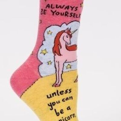 Toujours être une licorne Chaussettes pour femme