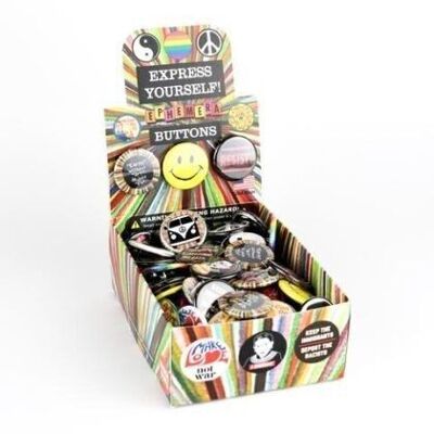 Express Yourself Ephemera Button Box