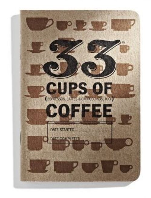 33 Cups of Coffee Tasting Notebook