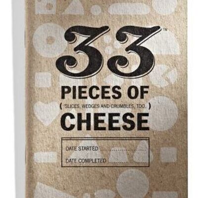 Quaderno di degustazione di 33 pezzi di formaggio