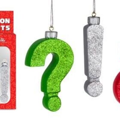 Ornaments – punctuation – set of 3