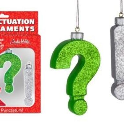 Ornaments – punctuation – set of 3