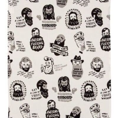 Serviette à vaisselle génial putain de barbe