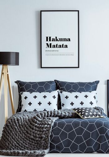 Affiche Hakuna Matata - 21x30cm 2