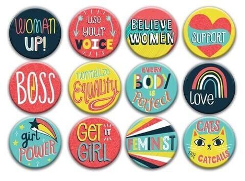 Girl Power Button Box