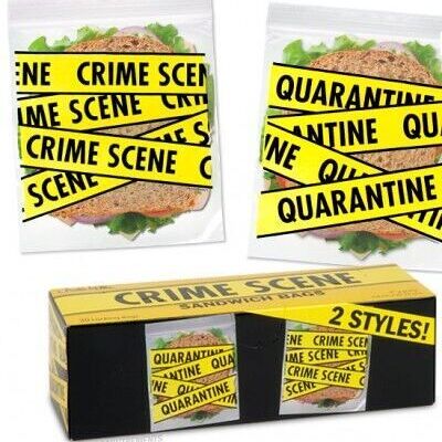Bags -crime scene sandwich-box of 20