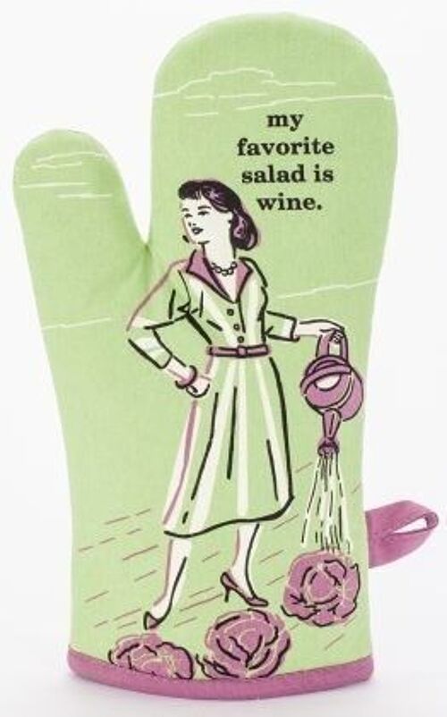 Blue Q Favorite Wine Is Salad Oven Mitt