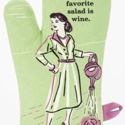 Blue Q Favorite Wine Is Salad Oven Mitt