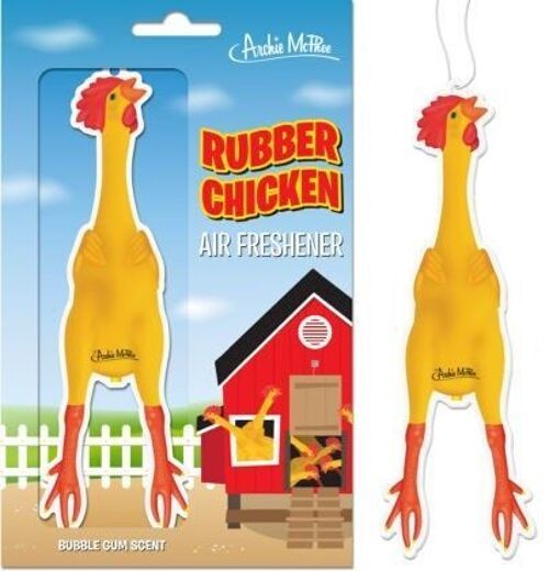 Air freshener – rubber chicken