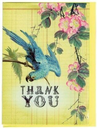 Papaya-Karte Danke Drossel