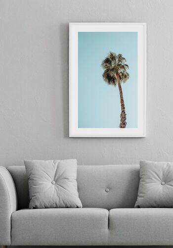 Affiche photographie palmier devant ciel - 30 x 40 cm 5