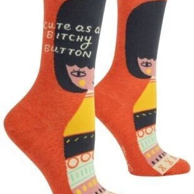 Bitchy Button Crew Socken