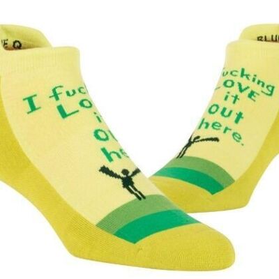 Fuckin Love It Sneaker Socks L/XL – NEW!