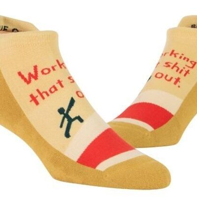 Work Shit Out Sneaker Socks S/M – NEW!