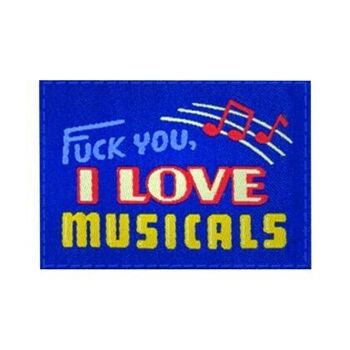 Fuck I Love Musicals Tag Chaussettes L/XL – NOUVEAU ! 2