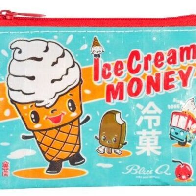 Portamonete con denaro gelato