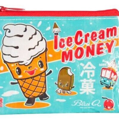 Portamonete con denaro gelato