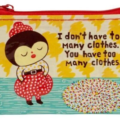 Too Many Clothes Coin Purse