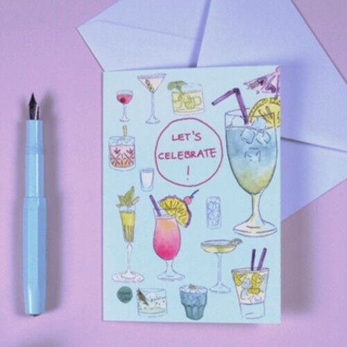 Carte de voeux A6 Célébrons