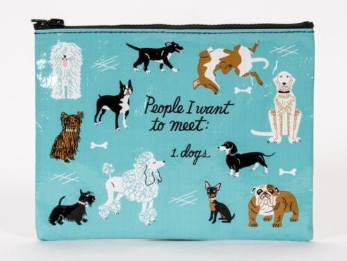 People To Meet: Dogs Zipper Pouch