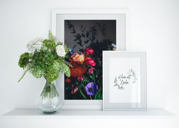 Affiche de photographie de fleurs de bouquet coloré - 21 x 30 cm 7