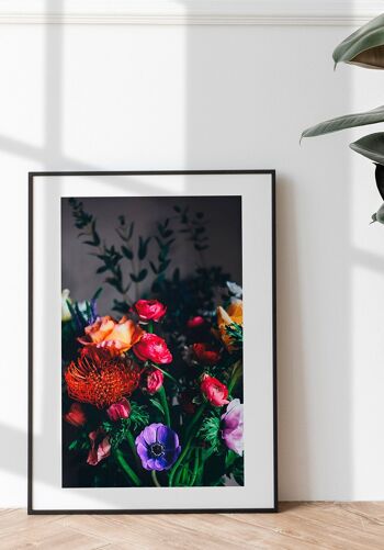 Affiche de photographie de fleurs de bouquet coloré - 30 x 40 cm 5