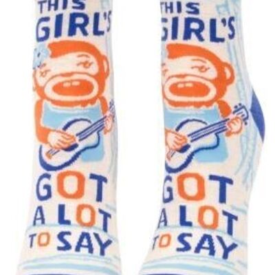 Chaussettes pour fille qui ont beaucoup à dire