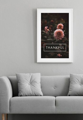 Affiche de photographie de fleurs reconnaissantes - 50 x 70 cm 6